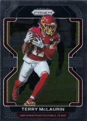 2021 Panini Prizm Base Set Terry McLaurin #208 card