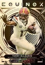 2023 Panini Obsidian Equinox Terry McLaurin #25 card
