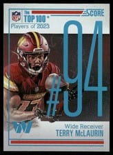 2024 Score Top 100 Terry McLaurin #94 card