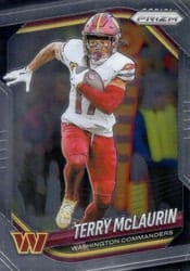 2025 Panini Prizm Base Set Terry McLaurin #223 card