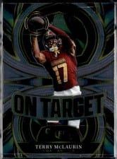 2025 Panini Select On Target Terry McLaurin #25 card