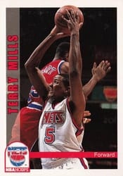 1992-93 Hoops Base Set Terry Mills #149 card