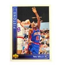 1993-94 Upper Deck Base Set Terry Mills #110 card