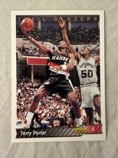 1992-93 Upper Deck Base Set Terry Porter #109 card