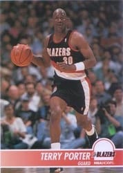 1994-95 Hoops Base Set Terry Porter #178 card