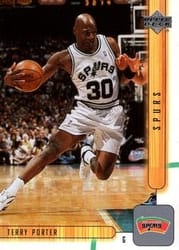 2001-02 Upper Deck Base Set Terry Porter #154 card