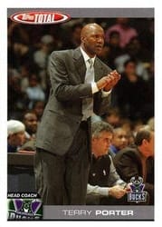 2004-05 Topps Total Base Set Terry Porter #391 card
