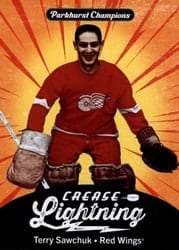 2024-25 Parkhurst Champions Crease Lightning Terry Sawchuk #CL-8 card