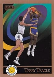 1990-91 SkyBox Base Set Terry Teagle #102 card