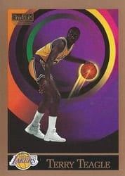 1990-91 SkyBox Base Set Terry Teagle #392 card