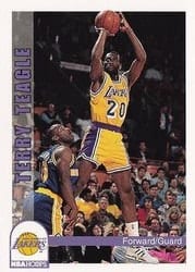 1992-93 Hoops Base Set Terry Teagle #113 card