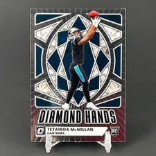 2025 Donruss Optic Diamond Hands Tetairoa McMillan #2 card