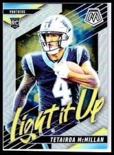 2025 Panini Mosaic Light It Up Mosaic Tetairoa McMillan #24 card
