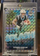 2025 Panini Mosaic Splash Mosaic Tetairoa McMillan #18 card