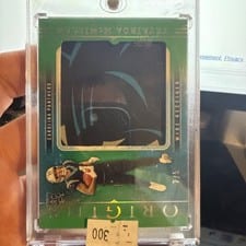 2025 Panini Origins Rookie Jumbo Jersey Autographs Tetairoa McMillan #5 card
