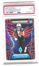 2025 Panini Phoenix Thunderbirds Tetairoa McMillan Red #7 card