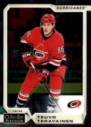 2018-19 O-Pee-Chee Platinum Base Set Teuvo Teravainen #108 card