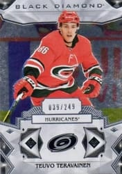 2019-20 Upper Deck Black Diamond Base Set Teuvo Teravainen #BDB-TT card