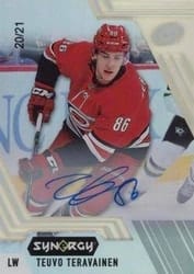 2020-21 Upper Deck Synergy Base Set Teuvo Teravainen #44 card