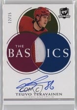 2021-22 Upper Deck The Cup The Basics Autograph Patch Teuvo Teravainen #TB-TT card