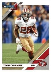 2019 Donruss Base Set Tevin Coleman #20 card