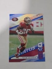 2019 Panini Donruss Elite Tevin Coleman Aspirations #90 card