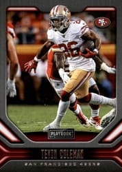 2019 Panini Playbook Base Set Tevin Coleman #89 card