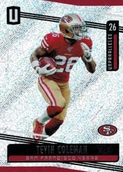 2019 Panini Unparalleled Base Set Tevin Coleman #159 card