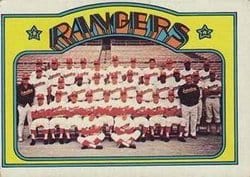 1972 Topps Base Set Texas Rangers #668 card