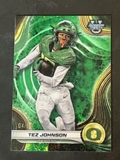 2024 Bowman University Best Base Set Tez Johnson #57 card