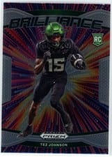 2025 Panini Prizm Draft Picks Brilliance Tez Johnson #20 card