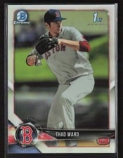 2018 Bowman Draft Thad Ward Chrome #BDC-90 card