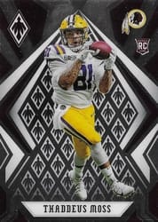 2020 Panini Phoenix Base Set Thaddeus Moss #200 card