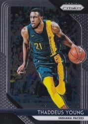2018-19 Panini Prizm Base Set Thaddeus Young #154 card