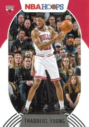 2020-21 Hoops Base Set Thaddeus Young #70 card