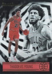 2020-21 Panini Illusions Base Set Thaddeus Young #105 card