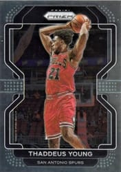 2021-22 Panini Prizm Base Set Thaddeus Young #118 card