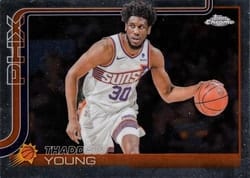 2025-26 Topps Chrome Base Set Thaddeus Young #135 card