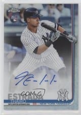 2019 Topps Chrome Autographs Thairo Estrada #TE card