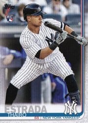 2019 Topps Update Base Set Thairo Estrada #US168 card