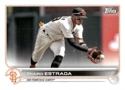 2022 Topps Mini Base Set Thairo Estrada #US273 card