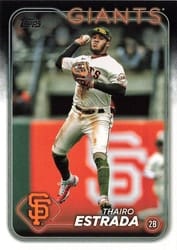 2024 Topps Base Set Thairo Estrada #290 card