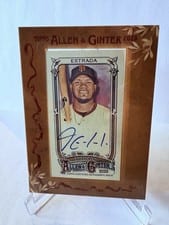 2025 Topps Allen & Ginter Framed Mini Autographs (Baseball) Thairo Estrada #MA-TES card
