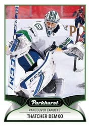 2021-22 Parkhurst Base Set Thatcher Demko #133 card