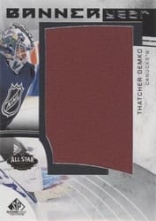 2022-23 SP Game Used 2022 NHL All-Star Game Banner Year Relics Thatcher Demko #BYAS-TD card