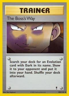 Legendary Collection The Boss's Way #105 card