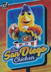 2020 Donruss Base Set The Famous San Diego Chicken #261 card