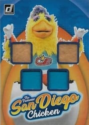2022 Donruss The Famous San Diego Chicken Materials The Famous San Diego Chicken #SDCM-TG card