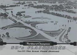 2022-23 Parkhurst Champions 50s Flashbacks The Great Flood of Kansas #FB-4 card