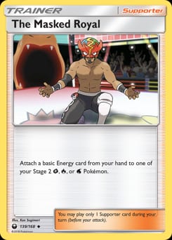 Celestial Storm The Masked Royal #139 card